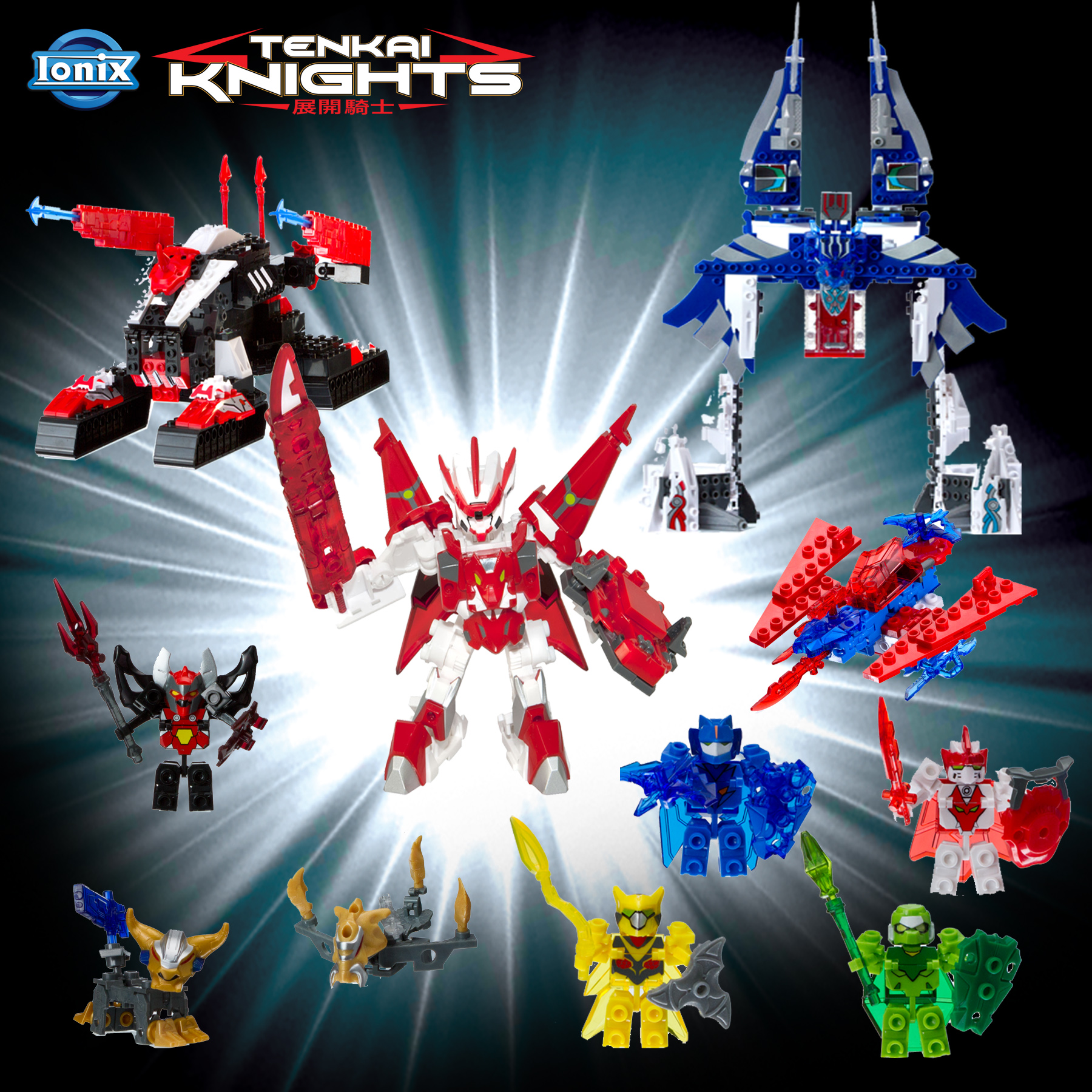 tenkai knights figures